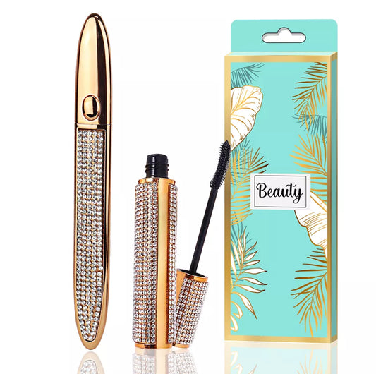 Private label diamond shiny waterproof eyeliner glue pen eyelash longer mascara-LGSS-M08BL