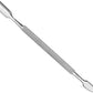 Cuticle Pusher and Cutter - Professional Grade Stainless Steel Cuticle Remover and Cutter - Durable Manicure and Pedicure Tool-MSR04-01