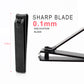 Wholesale Nail Clippers Big Carbon Steel Black Portable Finger Nail Clipper-MSC010