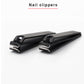 Wholesale Nail Clippers Big Carbon Steel Black Portable Finger Nail Clipper-MSC010